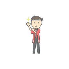 Professions 199 _ happy salesman clipart