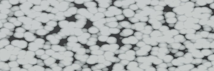 Bokeh pattern background, 3D illustration.