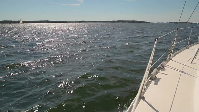 Sailing in Stockholm archipelago