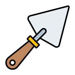 Plastering Trowel Icon