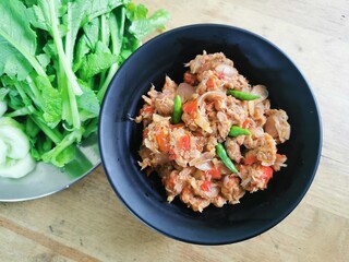 Tuna Dipping Paste​ with Fresh Vegetables