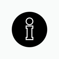 Info Icon. Information, Help Desk Symbol - Vector.
