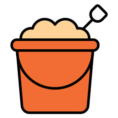 Sand Bucket Icon