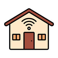 House Wifi Icon