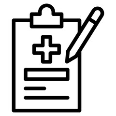 Fototapeta premium medical report line 