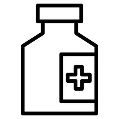 Obraz premium pill bottle line 