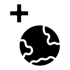 globe glyph 