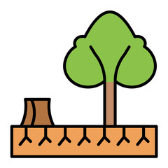Deforestation Icon