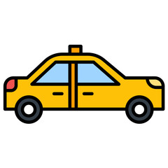 Fototapeta premium Taxi Icon