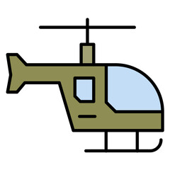 Army Helicopter Icon