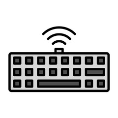 Wireless Keyboard Icon