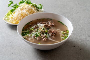 Beef rice noodles, spicy rice noodles, jjajo, pork fried rice, bun cha Korean food dish