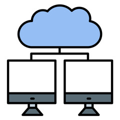 Cloud Computing Icon