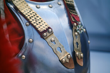 Cuirass of the 19th century French cuirassier of the Napoleonic Wars