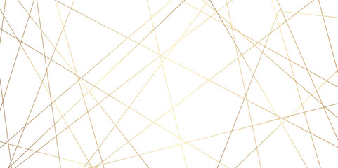 Abstract luxury premium shiny golden random chaotic square and triangle wave lines background. Vector, illustration
