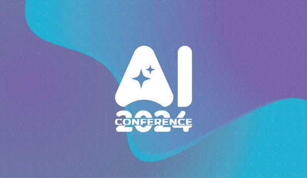 logotype abstract graphic EPS vector design of annual event summit and title made for Technology and AI theme - annual convention for Artificial Intelligence