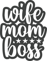 Mom T-Shirt Design, Mom SVG T-Shirt Design