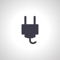 electric plug icon. electric plug icon.