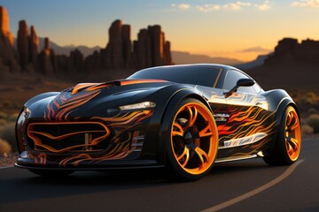 New Racing Car Design, Hot Wheels Concept