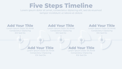 Infographic template business concept with step or optins