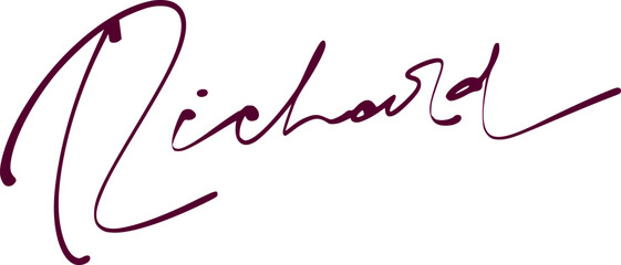 signature series R design illustration