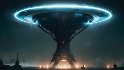 Landing of a Spaceship on Earth: Escalation of Unknown Flying Objects. Threat to Humanity. Generative AI.