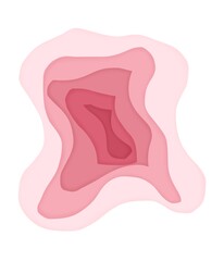 illustration of a pink frame background