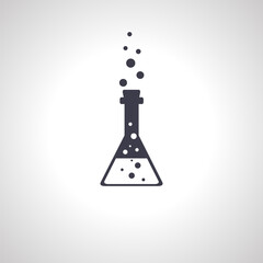 beaker icon. laboratory flask icon.