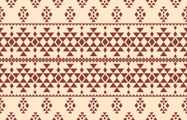 Ethnic abstract ikat art. Aztec ornament print. geometric ethnic pattern seamless  color oriental.  Design for background ,curtain, carpet, wallpaper, clothing, wrapping, Batik, vector illustration.