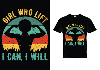 Girl Who Lift I Can I Will