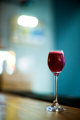 Kirsch in a glass