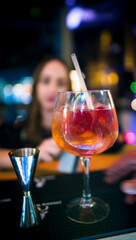 cocktail in the bar