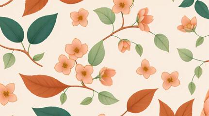 Obraz premium autumn leaves pattern