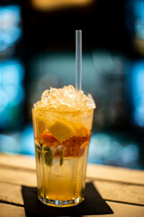 ice tea with ice