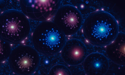 Obraz premium New Strain of Coronavirus: Eris Variant. Generative AI.