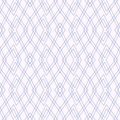 Naklejka premium Seamless geometrical pattern. Rhombuses ornament. Diamonds backdrop. Tiles wallpaper. Ethnic motif. Geometric background. Digital paper. Tribal textile print. Web design. Abstract image. Vector art.