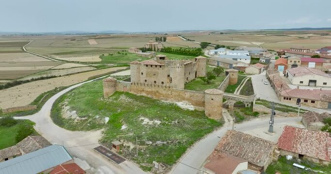 castle in Almenar, Soria, Castilla y Leon Spain