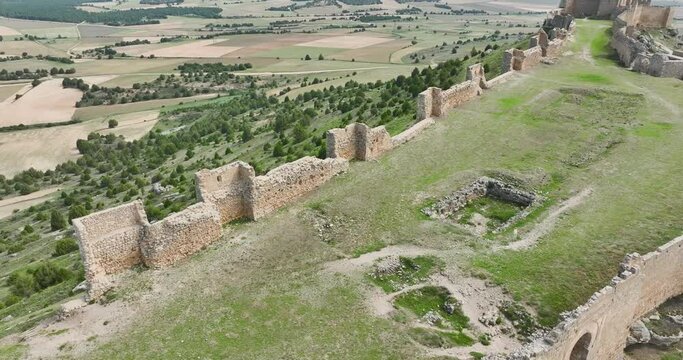 Castle San esteban de Gormaz in Spain