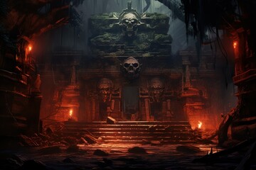 Temple of doom moses. Generate Ai