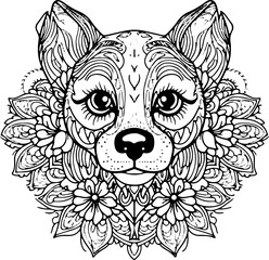 Coloring Page - Mandala - Verschiedene