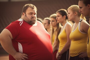 Trainer fat look girls. Generate Ai