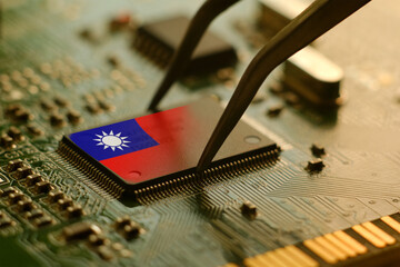 Leading manufacturer of microchips in the world. Increasing microchip production in Taiwan.