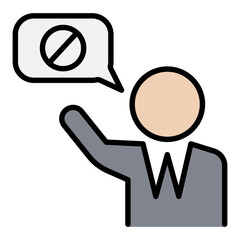 Business sanction icon