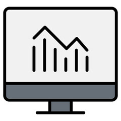 Data monitoring icon