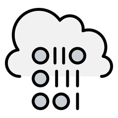 Cloud computing icon