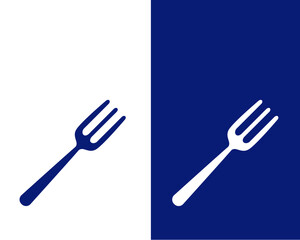 Spoon and fork icon ,Restaurant icon vector logo design template