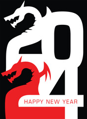 Happy chinese new year 2024 zodiac sign year of the dragon p142