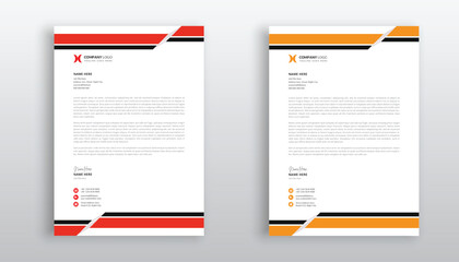 creative and modern business letterhead template