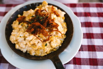 traditional German cheese noodles 