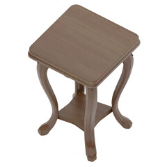 table isolated on white background